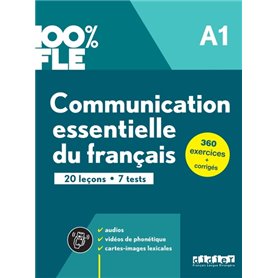 100% FLE - Communication essentielle du français A1 - Livre + didierfle.app