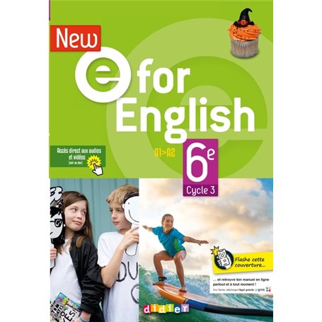 New E For English 6ème - Anglais Ed.2021 - Livre de l'élève