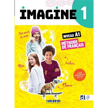 Imagine 1 - Niv. A1 - Livre + livre numérique + didierfle.app