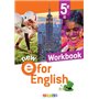 NEW E For English - Anglais 5e Ed. 2022 - Workbook