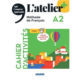 L'atelier + niv .A2  (édition 2022) - Cahier + cahier numérique + didierfle.app