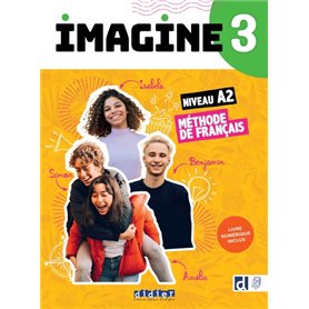 Imagine 3 - Niv. A2 - Livre + livre numérique