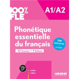 100% FLE - Phonétique essentielle du français A1/A2 - livre + didierfle.app