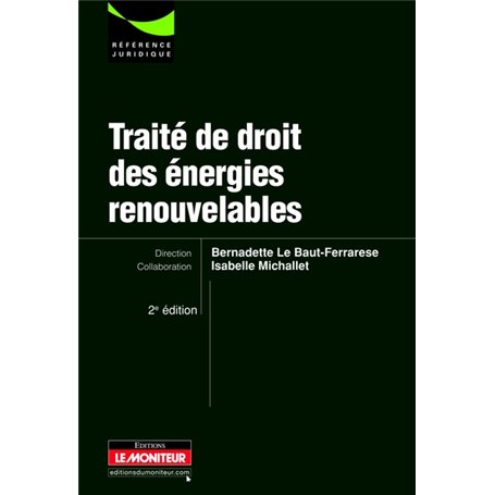 Traité de droit des énergies renouvelables