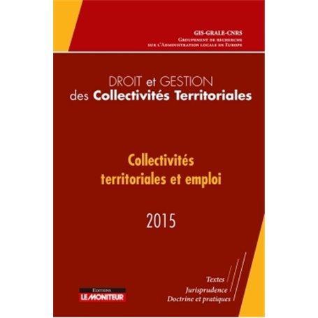 Droit et gestion des collectivités territoriales 2015