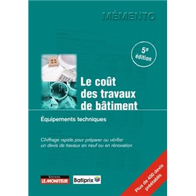 Le coût des travaux de bâtiment - Équipements techniques