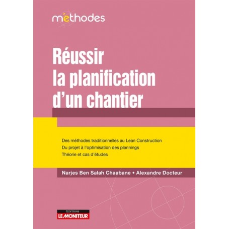 Réussir la planification d'un chantier