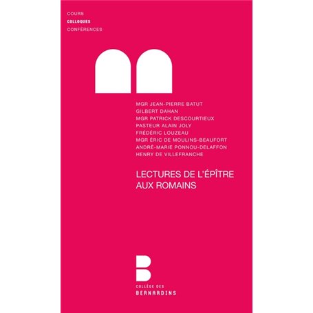 Lectures de l'Epître aux Romains