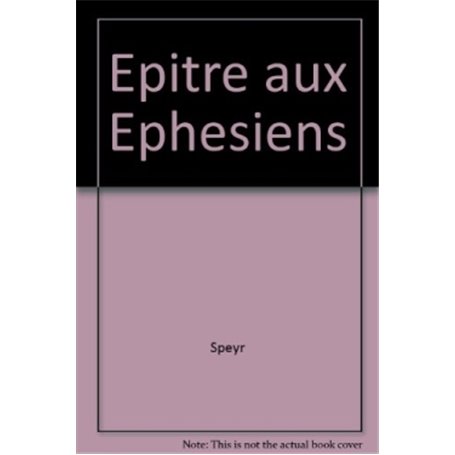 L'Epître aux Ephésiens