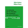 Le mémoire de fin d'études des étudiants en soins infirmiers