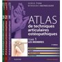 Atlas de techniques articulaires ostéopathiques T1 à T3. PACK