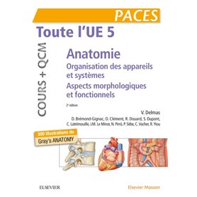 Toute l'UE 5 - Anatomie - Cours + QCM