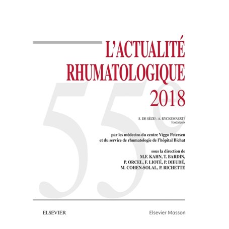 L'actualité rhumatologique 2018