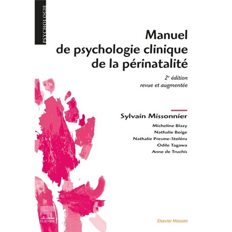 Manuel de psychologie clinique de la périnatalité