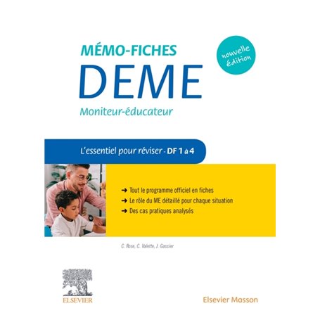 Mémo-Fiches DEME. Moniteur-Educateur