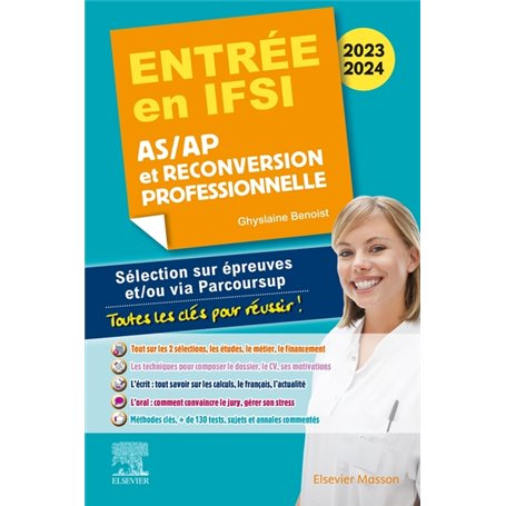 Entrée en IFSI 2023-2024 - AS/AP et reconversion professionnelle