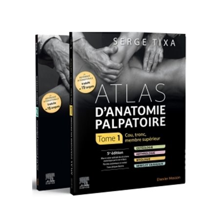 Atlas d'anatomie palpatoire. Pack 2 tomes