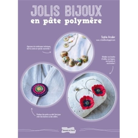 Jolis bijoux en pâte polymère