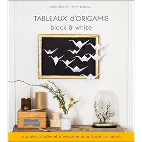 Tableaux d'origamis black & white