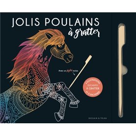 Jolis poulains à gratter