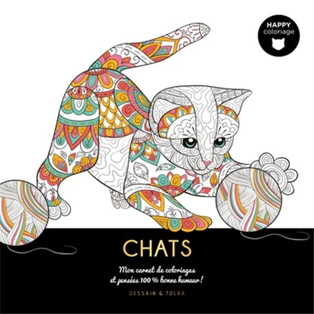 Chats - Happy coloriage