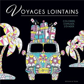Black coloriage - Voyages lointains