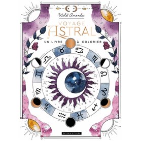 Voyage astral, un livre à colorier