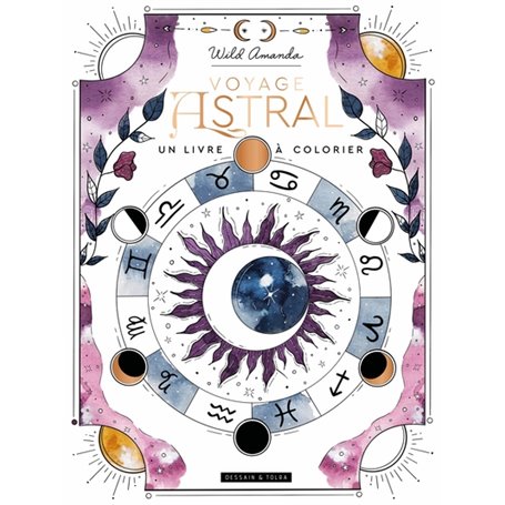 Voyage astral, un livre à colorier