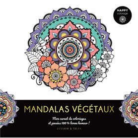 Happy coloriage Mandalas végétaux