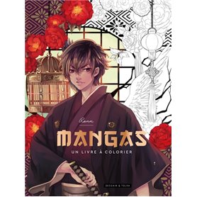 Mangas, un livre à colorier