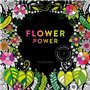 Black coloriage Flower Power