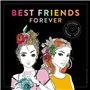 Black coloriage Best friends forever