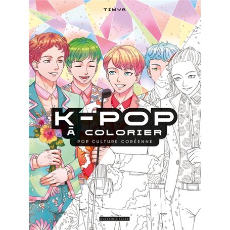 K-Pop à colorier - Pop culture coréenne