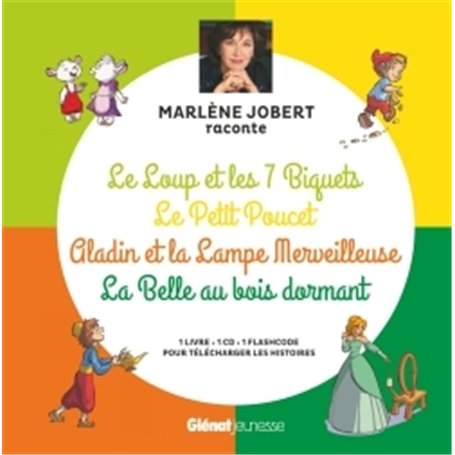 Marlène Jobert raconte Le loup et les 7 biquets, Le Petit Poucet, Aladin, La Belle au bois dormant