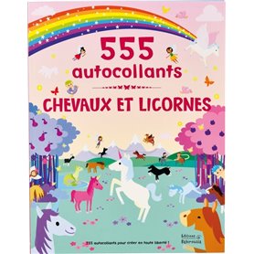 Chevaux et Licornes - 555 autocollants