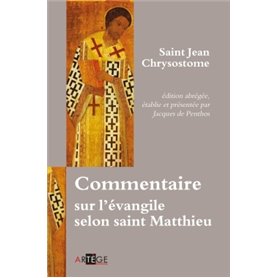 Commentaire sur l'évangile selon saint Matthieu