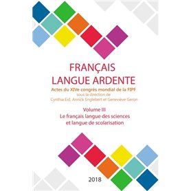 Le français langue des sciences et langue de scolarisation