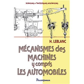 Les mécanismes des machines y compris les automobiles