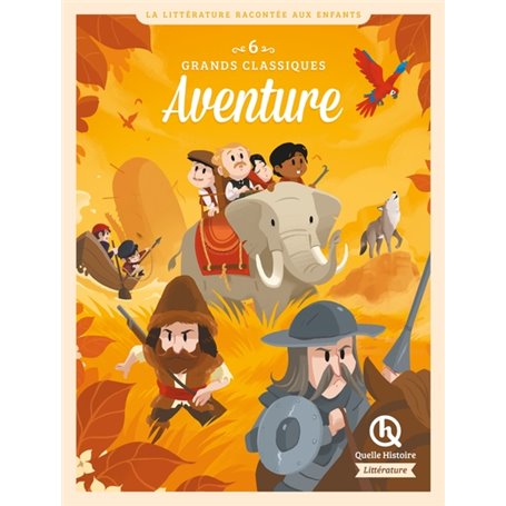 6 grands classiques de la littérature Aventure