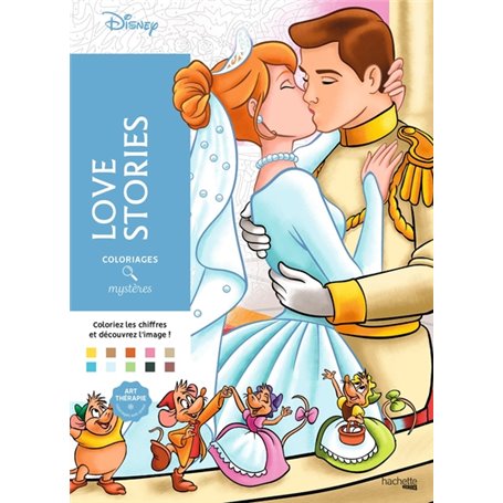 Coloriages mystères Disney - Love Stories