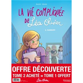 La Vie compliquée de Léa Olivier BD - pack T02 acheté : T01 offert