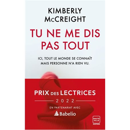 Tu ne me dis pas tout (Prix des lectrices 2022)