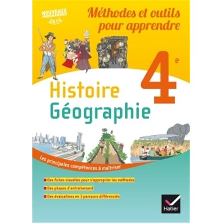 Méthodes et outils pour apprendre - Histoire-Géographie 4e Éd. 2017 - Cahier élève