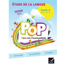 POP Parcours personnalisés - Etude de la langue Cycle 3 Éd. 2017 - Livre élève