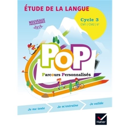 POP Parcours personnalisés - Etude de la langue Cycle 3 Éd. 2017 - Livre élève