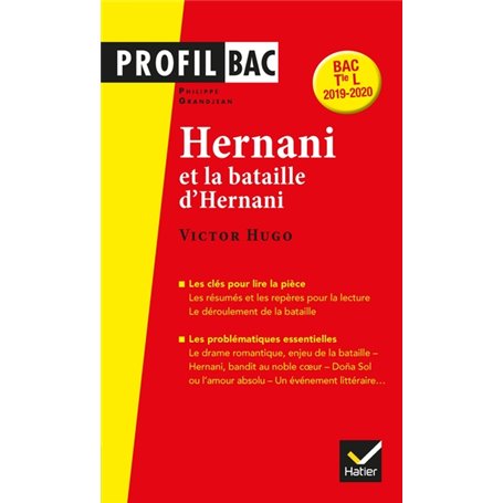 Profil - Victor Hugo, Hernani