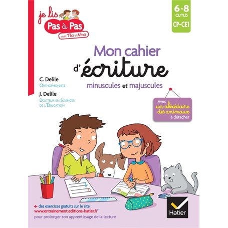 Mon cahier d'écriture minuscules et majuscules