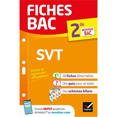 Fiches bac SVT 2de