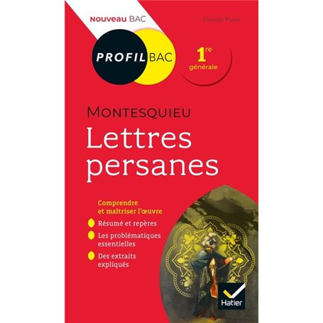 Profil - Montesquieu, Lettres persanes