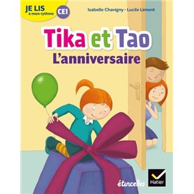 Je lis à mon rythme - Lecture CE1 Ed. 2019 - Tika et Tao : L'anniversaire